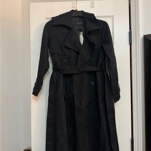 Banana Republic Classic Black Trench Coat